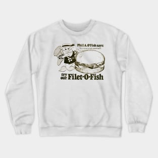 Retro Fish Filet Crewneck Sweatshirt